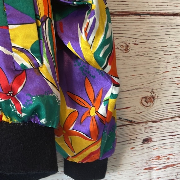 Vintage Stefano world wide floral bomber jacket - Picture 5 of 13